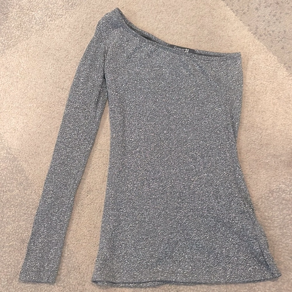 Silver Forever 21 Top